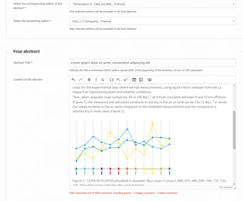 Formulaire de soumission d'abstracts