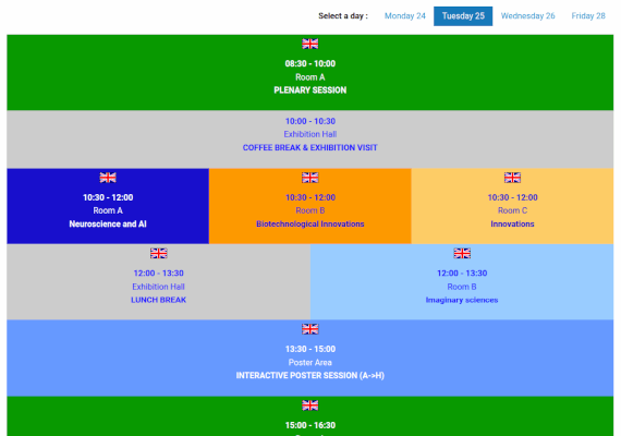 Gestion du programme de congrès